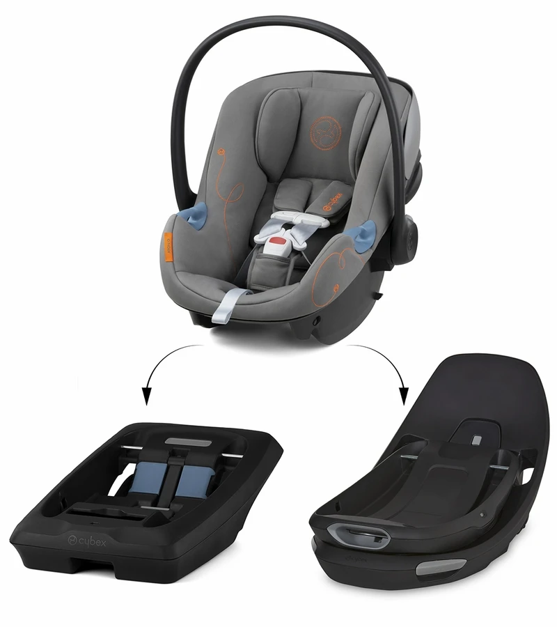 Cybex Aton G Swivel SensorSafe Infant Car Seat - Lava Grey 7 Cybex Aton G Swivel SensorSafe Infant Car Seat - Lava Grey - Image 7