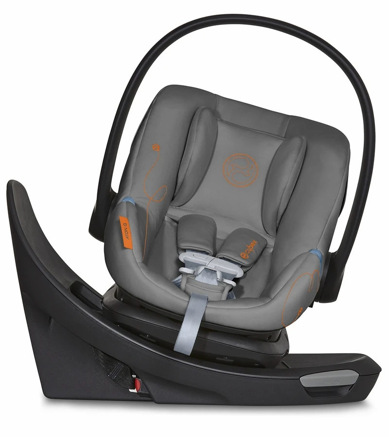 Cybex Aton G Swivel SensorSafe Infant Car Seat - Lava Grey 1 Cybex Aton G Swivel SensorSafe Infant Car Seat - Lava Grey