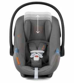 Cybex Aton G Swivel SensorSafe Infant Car Seat - Lava Grey 9 Cybex Aton G Swivel SensorSafe Infant Car Seat - Lava Grey -Britax || Graco || Maxi-Cosi Shop cybex aton g swivel sensorsafe infant car seat lava grey 9