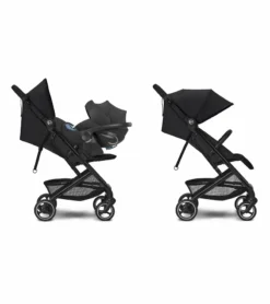 Cybex Beezy 2 Compact Stroller + Aton 2 SensorSafe Travel System Bundle - Lava Grey / Lavastone Black 10 Cybex Beezy 2 Compact Stroller + Aton 2 SensorSafe Travel System Bundle - Lava Grey / Lavastone Black -Britax || Graco || Maxi-Cosi Shop cybex beezy 2 compact stroller aton 2 sensorsafe travel system bundle beach blue lavastone black 134 1