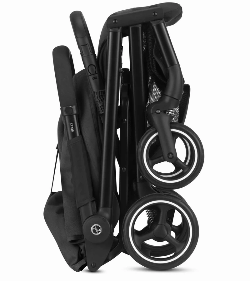 Cybex Beezy Compact Stroller + Aton 2 SensorSafe Travel System Bundle - Navy Blue / Lavastone Black 6 Cybex Beezy Compact Stroller + Aton 2 SensorSafe Travel System Bundle - Navy Blue / Lavastone Black - Image 6