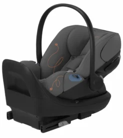 Cybex Cloud G Comfort Extend Reclining Infant Car Seat With Anti-Rebound Bar - Lava Grey