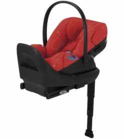Cybex Cloud G Lux SensorSafe Comfort Extend Reclining Infant Car Seat - Hibiscus Red