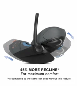 Cybex Cloud G Lux SensorSafe Comfort Extend Reclining Infant Car Seat - Monument Grey 9 Cybex Cloud G Lux SensorSafe Comfort Extend Reclining Infant Car Seat - Monument Grey -Britax || Graco || Maxi-Cosi Shop cybex cloud g lux sensorsafe comfort extend reclining infant car seat monument grey 47