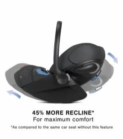 Cybex Cloud G Lux SensorSafe Comfort Extend Reclining Infant Car Seat - Moon Black -Britax || Graco || Maxi-Cosi Shop cybex cloud g lux sensorsafe comfort extend reclining infant car seat moon black 36