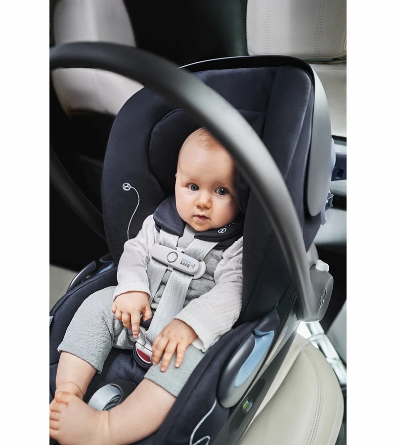 Cybex Cloud G Lux SensorSafe Comfort Extend Reclining Infant Car Seat - Ocean Blue 7 Cybex Cloud G Lux SensorSafe Comfort Extend Reclining Infant Car Seat - Ocean Blue - Image 7
