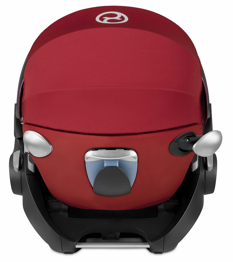 Cybex Cloud Q SensorSafe Reclining Infant Car Seat - Petticoat Red By Jeremy Scott 6 Cybex Cloud Q SensorSafe Reclining Infant Car Seat - Petticoat Red By Jeremy Scott - Image 6