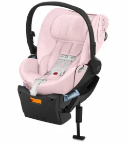 Cybex Cloud Q Sensorsafe Reclining Infant Car Seat - Simply Flowers - Pale Blush