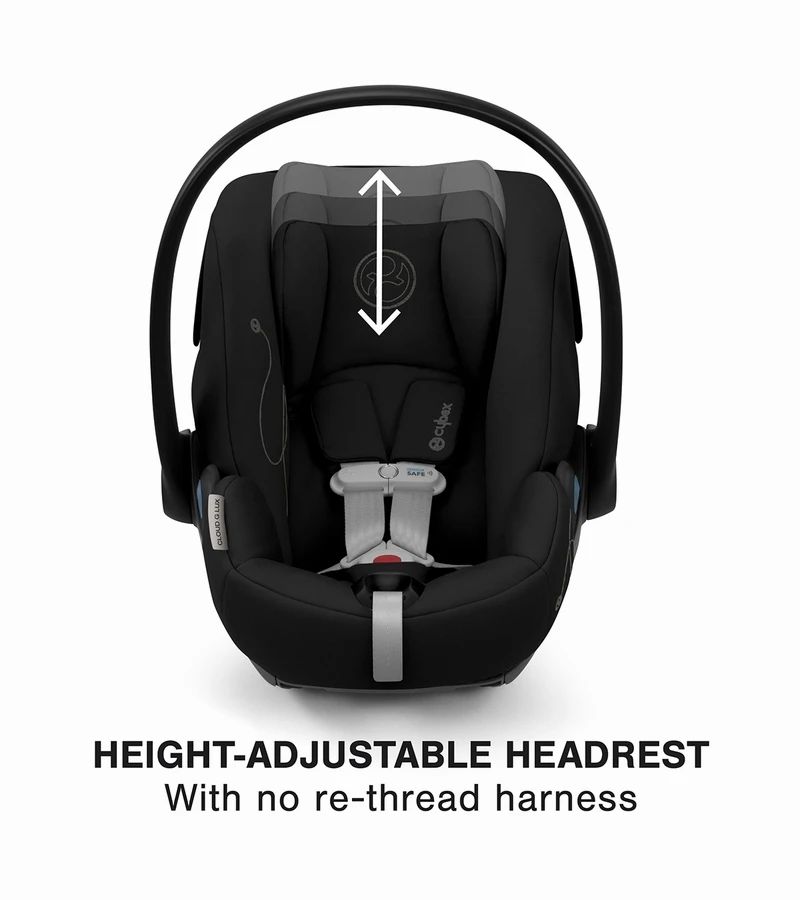 Cybex COYA Compact Stroller + Cloud G Lux SensorSafe Travel System Bundle - Chrome / Off White / Moon Black 2 Cybex COYA Compact Stroller + Cloud G Lux SensorSafe Travel System Bundle - Chrome / Off White / Moon Black - Image 2