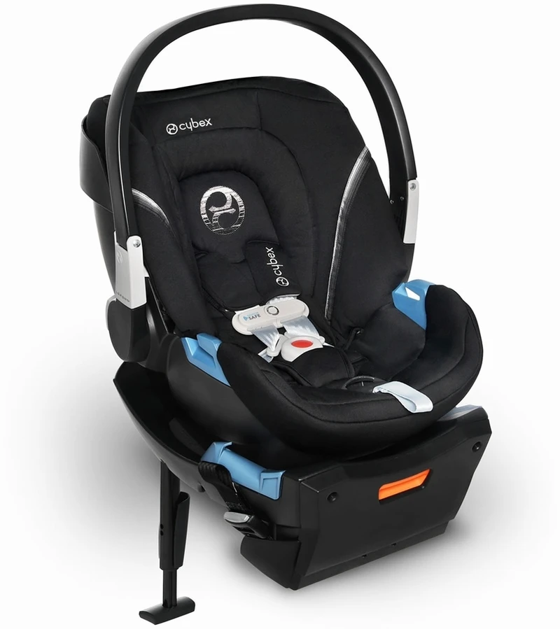 Cybex Eezy S+ 2 + Aton 2 Sensorsafe Travel System Bundle - Deep Black / Lavastone Black 2 Cybex Eezy S+ 2 + Aton 2 Sensorsafe Travel System Bundle - Deep Black / Lavastone Black - Image 2