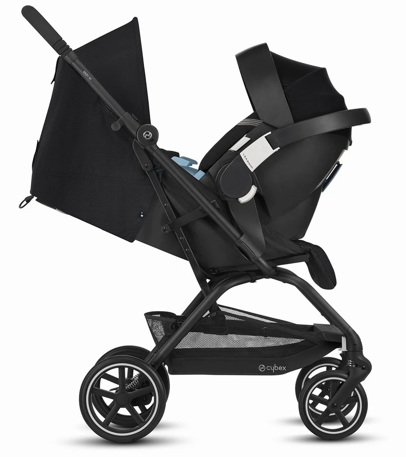 Cybex Eezy S+ 2 + Aton 2 Sensorsafe Travel System Bundle - Deep Black / Lavastone Black 3 Cybex Eezy S+ 2 + Aton 2 Sensorsafe Travel System Bundle - Deep Black / Lavastone Black - Image 3