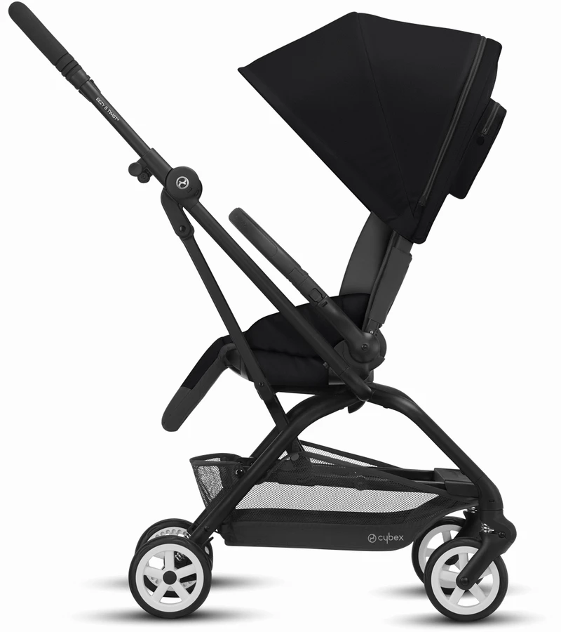Cybex Eezy S Twist 2 Stroller + Aton 2 SensorSafe Travel System Bundle - Classic Beige / Lavastone Black 3 Cybex Eezy S Twist 2 Stroller + Aton 2 SensorSafe Travel System Bundle - Classic Beige / Lavastone Black - Image 3