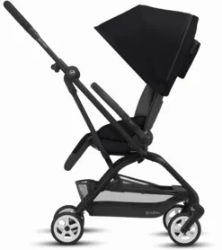 Cybex Eezy S Twist 2 Stroller + Aton 2 SensorSafe Travel System Bundle - Deep Black / Lavastone Black -Britax || Graco || Maxi-Cosi Shop cybex eezy s twist 2 stroller cot s bassinet bundle classic beige 76