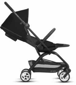 Cybex Eezy S Twist 2 Stroller + Aton 2 SensorSafe Travel System Bundle - River Blue / Lavastone Black -Britax || Graco || Maxi-Cosi Shop cybex eezy s twist 2 stroller cot s bassinet bundle classic beige 77 4