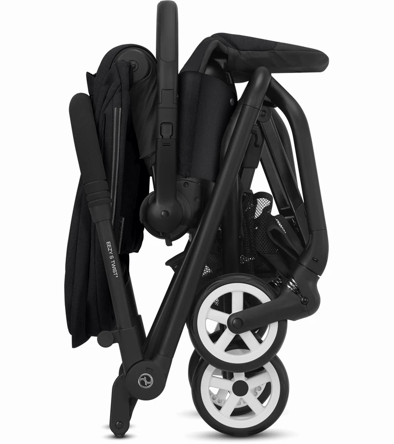 Cybex Eezy S Twist 2 Stroller + Aton 2 SensorSafe Travel System Bundle - Classic Beige / Lavastone Black 5 Cybex Eezy S Twist 2 Stroller + Aton 2 SensorSafe Travel System Bundle - Classic Beige / Lavastone Black - Image 5