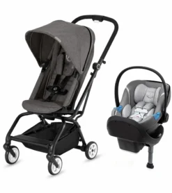 Cybex Eezy S Twist + Aton M SensorSafe Travel System - Manhattan Grey