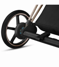 Cybex EPriam + Cloud Q SensorSafe Travel System - Chrome / Black / True Red / Stardust Black -Britax || Graco || Maxi-Cosi Shop cybex epriam cloud q sensorsafe travel system chrome black fancy pink stardust black 122 2