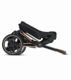 Cybex EPriam + Cloud Q SensorSafe Travel System - Chrome / Black / True Red / Stardust Black -Britax || Graco || Maxi-Cosi Shop cybex epriam cloud q sensorsafe travel system chrome black fancy pink stardust black 123 2