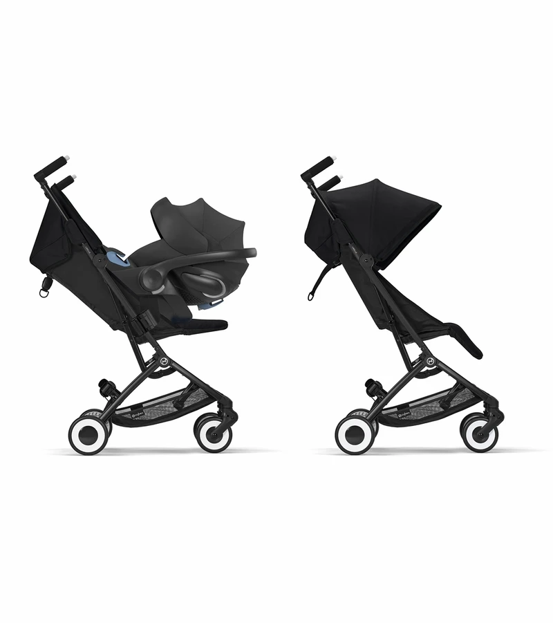 Cybex Libelle 2 Compact Stroller + Aton 2 SensorSafe Travel System Bundle - Lava Grey / Lavastone Black 4 Cybex Libelle 2 Compact Stroller + Aton 2 SensorSafe Travel System Bundle - Lava Grey / Lavastone Black - Image 4