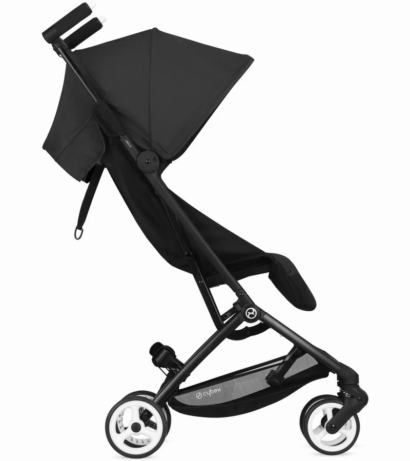 Cybex Libelle Compact Stroller + Aton 2 SensorSafe Travel System Bundle - Deep Black / Lavastone Black 2 Cybex Libelle Compact Stroller + Aton 2 SensorSafe Travel System Bundle - Deep Black / Lavastone Black - Image 2