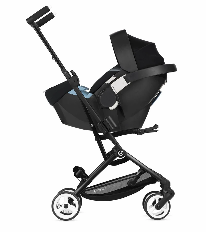 Cybex Libelle Compact Stroller + Aton 2 SensorSafe Travel System Bundle - River Blue / Lavastone Black 5 Cybex Libelle Compact Stroller + Aton 2 SensorSafe Travel System Bundle - River Blue / Lavastone Black - Image 5