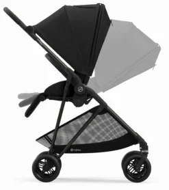 Cybex Melio Carbon + Aton 2 Travel System Bundle - Deep Black / Lavastone Black -Britax || Graco || Maxi-Cosi Shop cybex melio carbon aton 2 travel system bundle deep black lavastone black 146