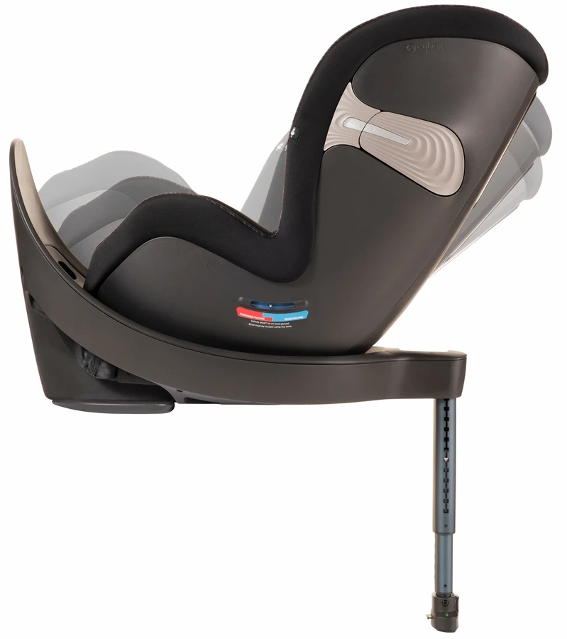 CYBEX Sirona S Rotating Convertible Car Seat With Load Leg And With SensorSafe - Premium Black 3 CYBEX Sirona S Rotating Convertible Car Seat With Load Leg And With SensorSafe - Premium Black - Image 3