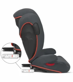 Cybex Solution B2-fix +Lux Booster Seat - Steel Grey 9 Cybex Solution B2-fix +Lux Booster Seat - Steel Grey -Britax || Graco || Maxi-Cosi Shop cybex solution b2 fix lux booster seat steel grey 169