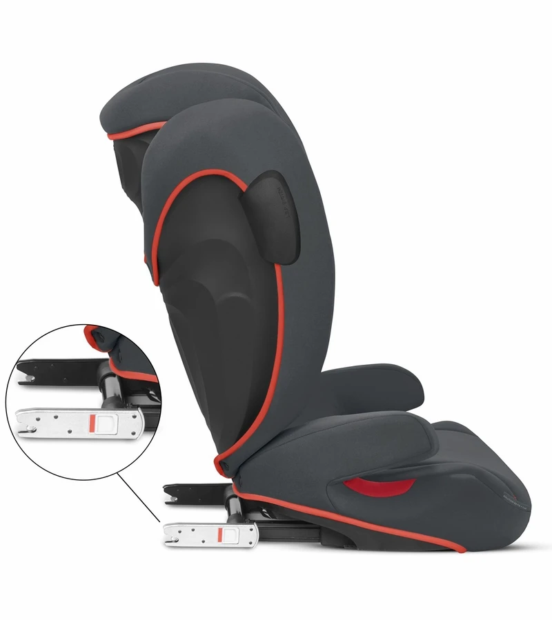 Cybex Solution B2-fix +Lux Booster Seat - Steel Grey 3 Cybex Solution B2-fix +Lux Booster Seat - Steel Grey - Image 3