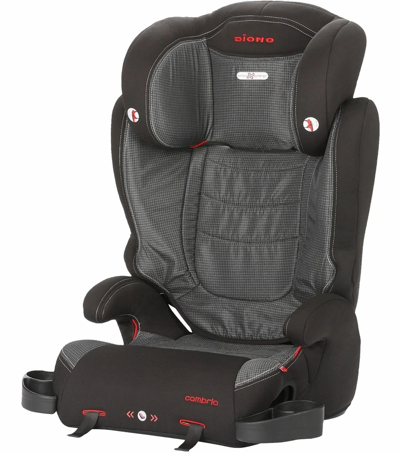 Diono Cambria High Back Belt Positioning Booster Car Seat - Shadow 1 Diono Cambria High Back Belt Positioning Booster Car Seat - Shadow