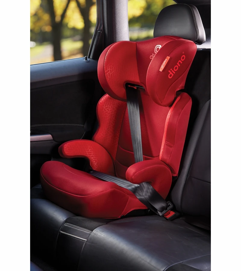 Diono Everett NXT High Back Belt Positioning Booster Car Seat - Red 6 Diono Everett NXT High Back Belt Positioning Booster Car Seat - Red - Image 6