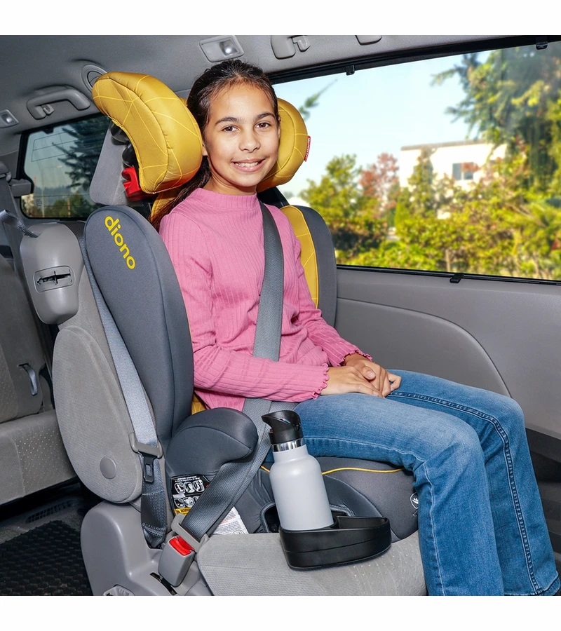 Diono Monterey 2XT Latch 2-in-1 Booster Car Seat - Yellow Sulphur 6 Diono Monterey 2XT Latch 2-in-1 Booster Car Seat - Yellow Sulphur - Image 6