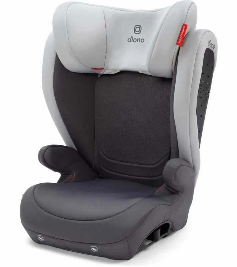 Diono Monterey 4DXT High Back Belt Positioning Booster Car Seat - Gray Light 2 Diono Monterey 4DXT High Back Belt Positioning Booster Car Seat - Gray Light - Image 2