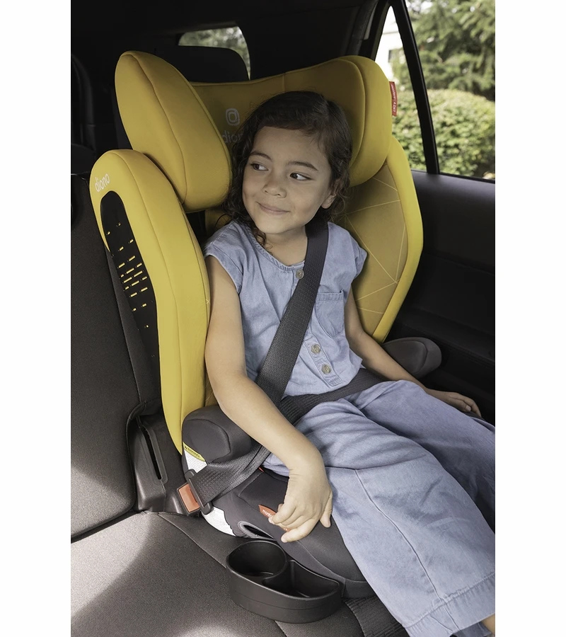 Diono Monterey 4DXT Latch 2-in-1 Booster Car Seat - Yellow Sulphur 7 Diono Monterey 4DXT Latch 2-in-1 Booster Car Seat - Yellow Sulphur - Image 7