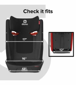 Diono Monterey 5iST FixSafe Belt Positioning High Back Booster Car Seat - Blue Sky -Britax || Graco || Maxi-Cosi Shop diono monterey 5ist fixsafe belt positioning high back booster car seat blue sky 10 3