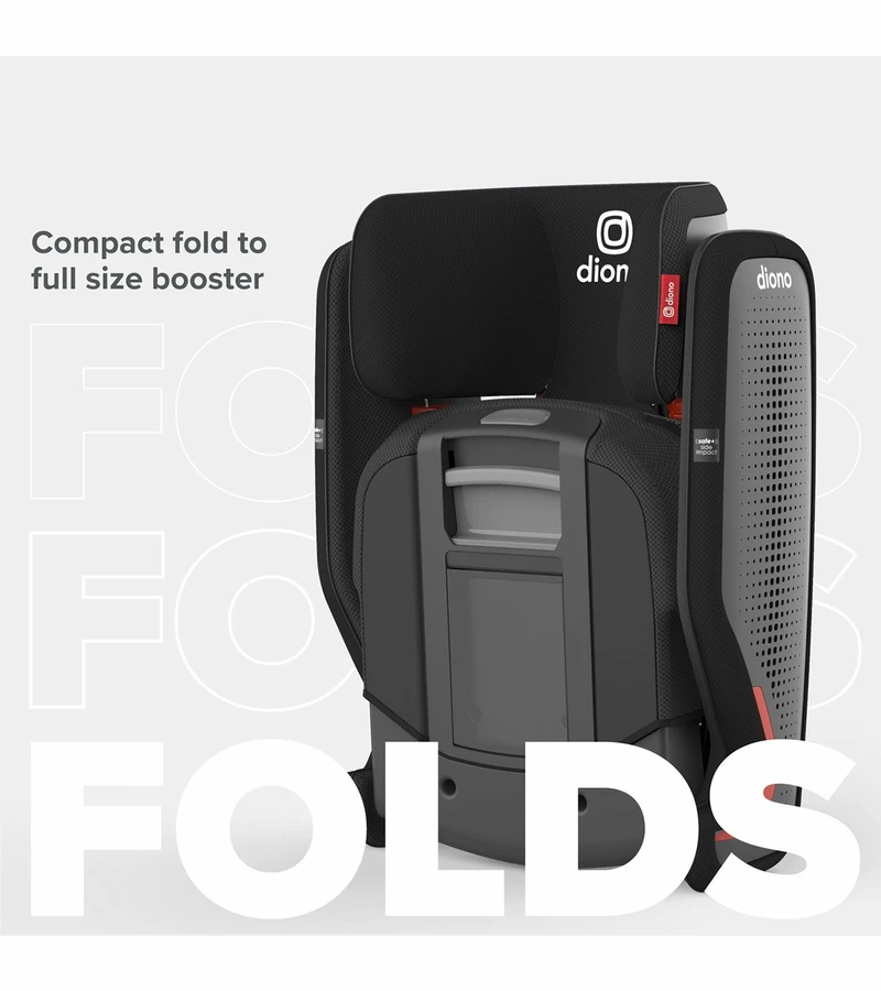 Diono Monterey 5iST FixSafe Belt Positioning High Back Booster Car Seat - Red Cherry 5 Diono Monterey 5iST FixSafe Belt Positioning High Back Booster Car Seat - Red Cherry - Image 5