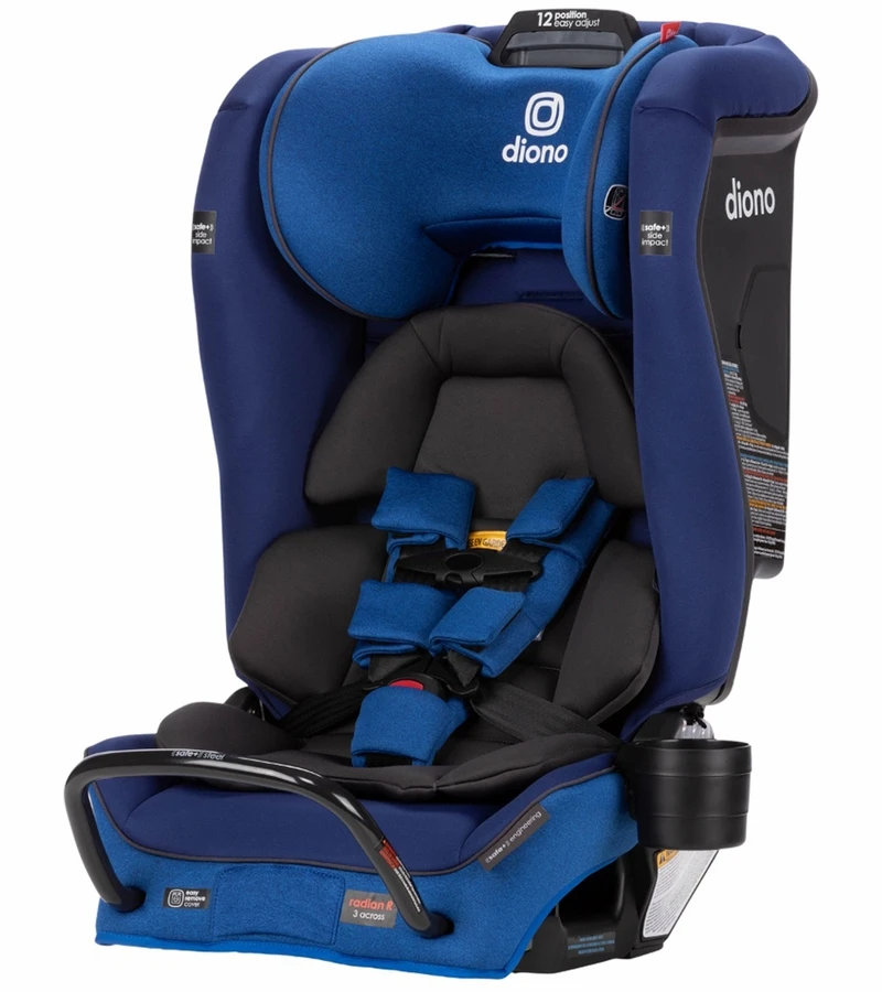 Diono Radian 3 RXT Safe+ Narrow All-in-One Convertible Car Seat - Blue Sky 1 Diono Radian 3 RXT Safe+ Narrow All-in-One Convertible Car Seat - Blue Sky