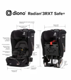 Diono Radian 3 RXT Safe+ Narrow All-in-One Convertible Car Seat - Blue Sky 11 Diono Radian 3 RXT Safe+ Narrow All-in-One Convertible Car Seat - Blue Sky -Britax || Graco || Maxi-Cosi Shop diono radian 3 rxt safe narrow all in one convertible car seat purple plum 13 4