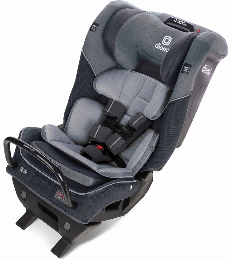 Diono Radian 3QX Ultimate 3 Across All-in-One Convertible Car Seat - Gray Slate 1 Diono Radian 3QX Ultimate 3 Across All-in-One Convertible Car Seat - Gray Slate