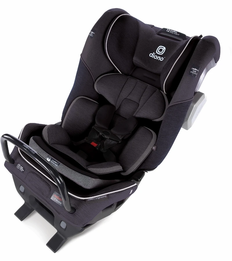 Diono Radian 3QXT Narrow All-in-One Convertible Car Seat - Black Jet 2 Diono Radian 3QXT Narrow All-in-One Convertible Car Seat - Black Jet - Image 2