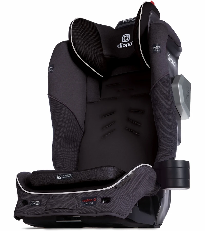 Diono Radian 3QXT Narrow All-in-One Convertible Car Seat - Black Jet 5 Diono Radian 3QXT Narrow All-in-One Convertible Car Seat - Black Jet - Image 5