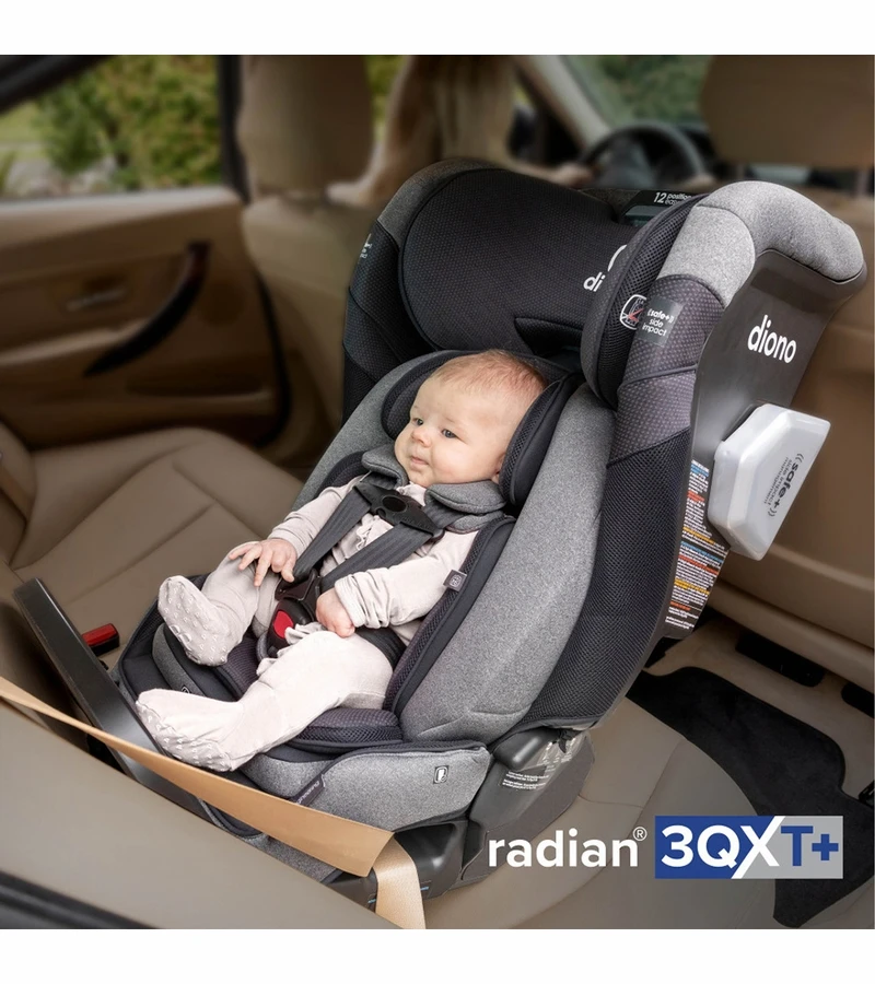 Diono Radian 3QXT+ Narrow All-in-One Convertible Car Seat - Black Jet 2 Diono Radian 3QXT+ Narrow All-in-One Convertible Car Seat - Black Jet - Image 2