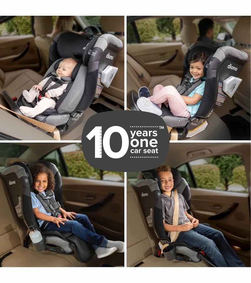 Diono Radian 3QXT+ Narrow All-in-One Convertible Car Seat - Black Jet 6 Diono Radian 3QXT+ Narrow All-in-One Convertible Car Seat - Black Jet - Image 6