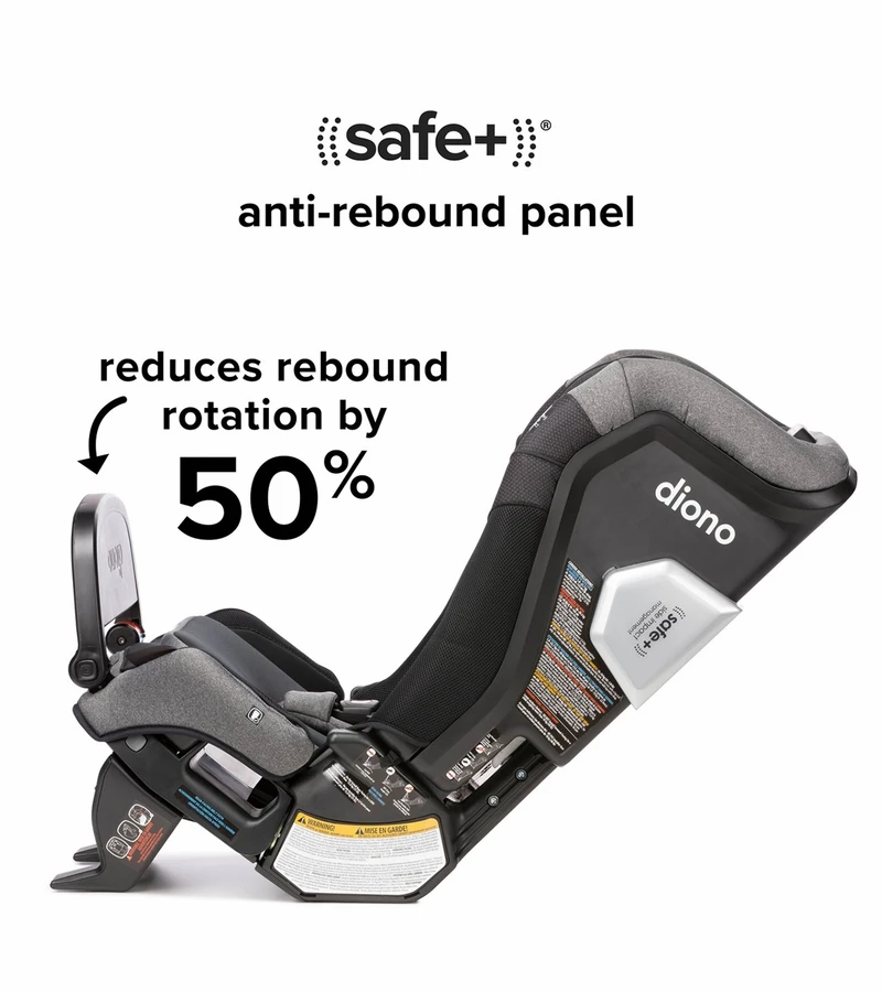 Diono Radian 3QXT+ Narrow All-in-One Convertible Car Seat - Black Jet 7 Diono Radian 3QXT+ Narrow All-in-One Convertible Car Seat - Black Jet - Image 7