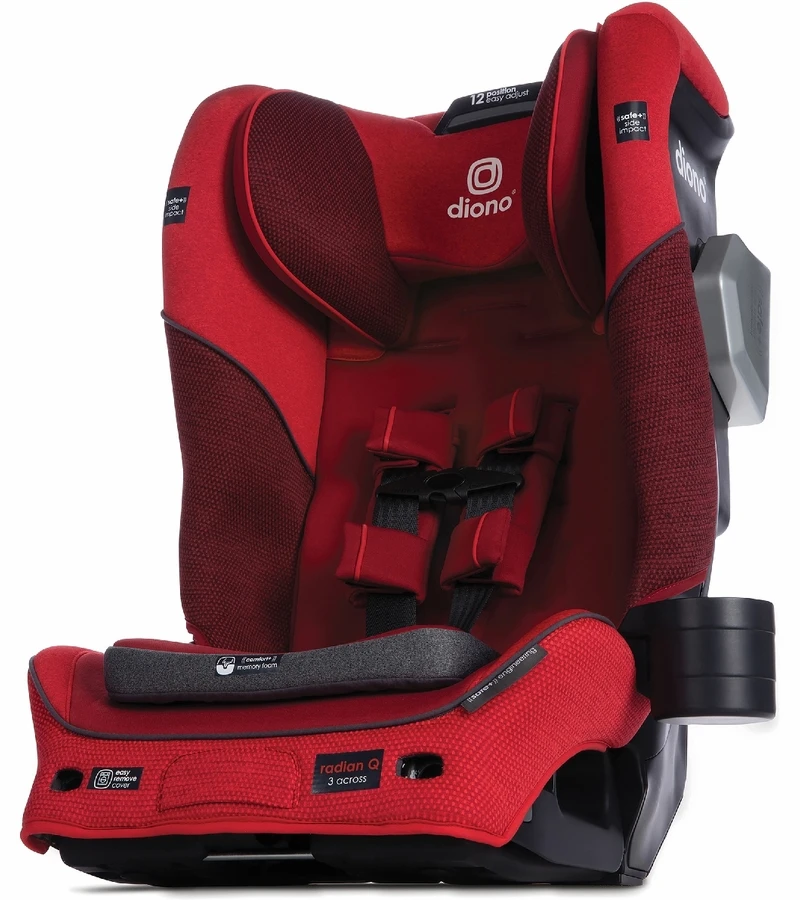 Diono Radian 3QXT Narrow All-in-One Convertible Car Seat - Red Cherry 4 Diono Radian 3QXT Narrow All-in-One Convertible Car Seat - Red Cherry - Image 4