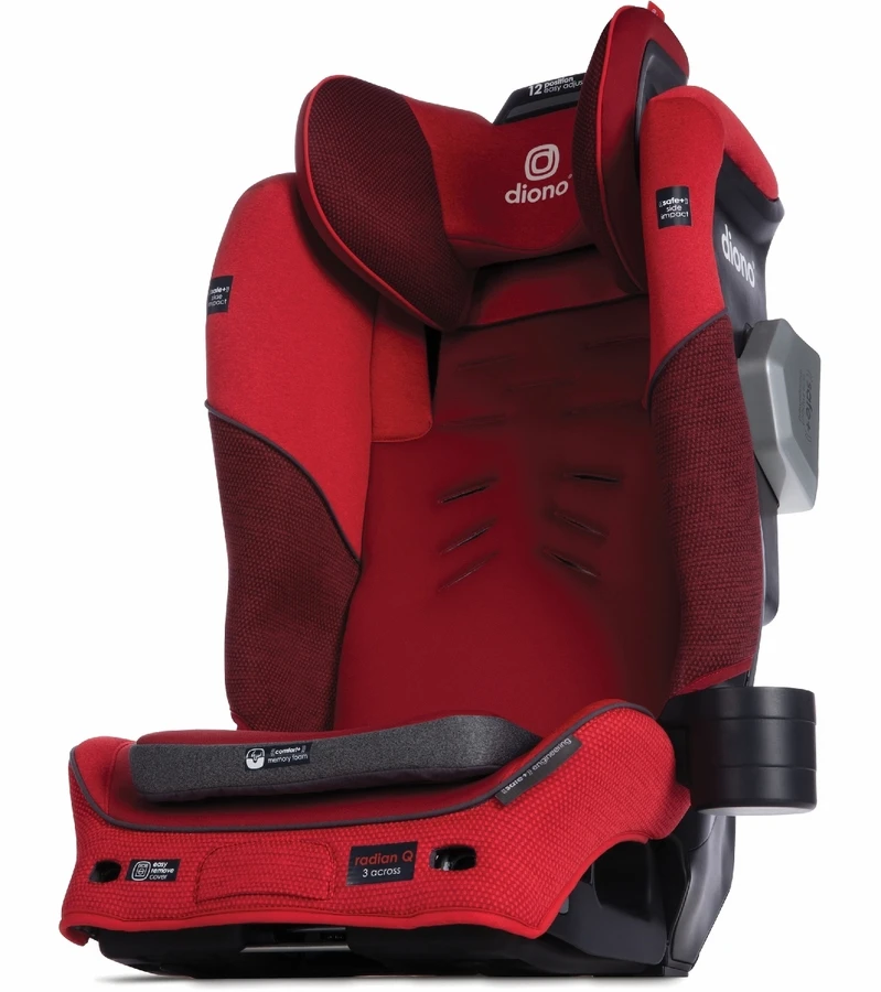 Diono Radian 3QXT Narrow All-in-One Convertible Car Seat - Red Cherry 5 Diono Radian 3QXT Narrow All-in-One Convertible Car Seat - Red Cherry - Image 5