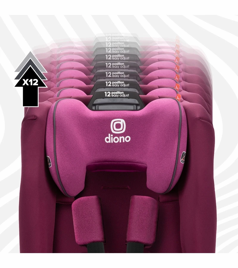 Diono Radian 3R SafePlus All-in-One Convertible Car Seat - Purple Plum 4 Diono Radian 3R SafePlus All-in-One Convertible Car Seat - Purple Plum - Image 4