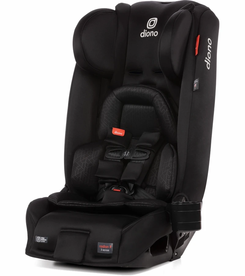 Diono Radian 3RXT All-in-One Convertible Car Seat - Black Jet 2 Diono Radian 3RXT All-in-One Convertible Car Seat - Black Jet - Image 2