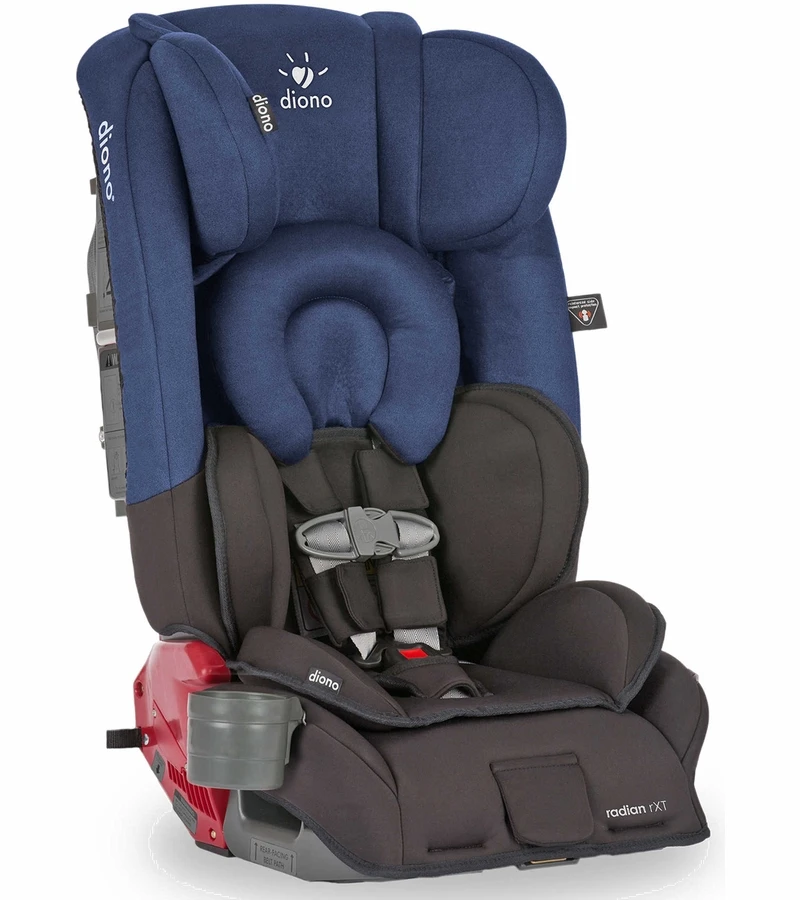 Diono Radian RXT Convertible + Booster Car Seat - Black Cobalt 1 Diono Radian RXT Convertible + Booster Car Seat - Black Cobalt