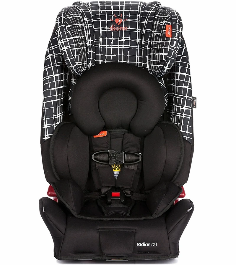 Diono Radian RXT Convertible + Booster Car Seat - Black Plaid 2 Diono Radian RXT Convertible + Booster Car Seat - Black Plaid - Image 2